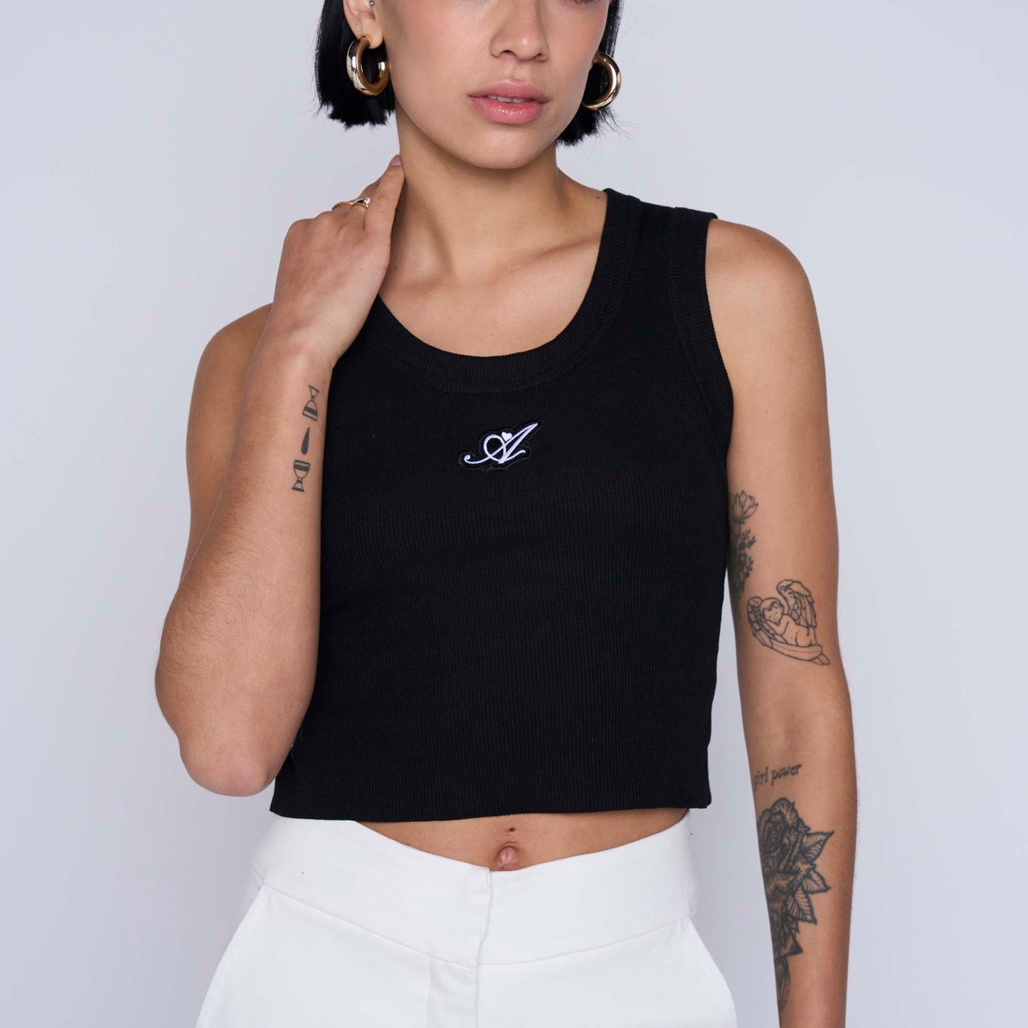 Polera Rustica Amour Negra
