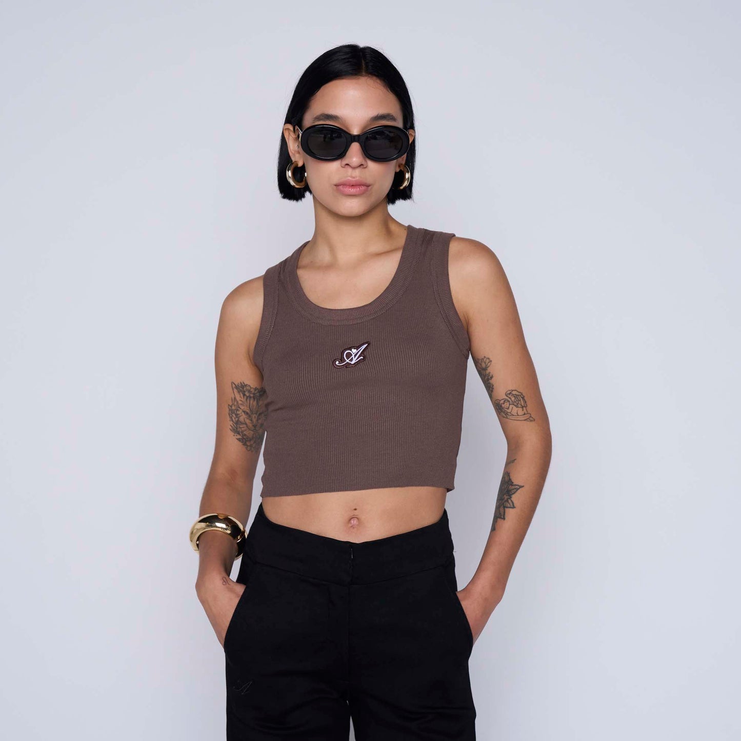 Polera Rustica Amour Marrón
