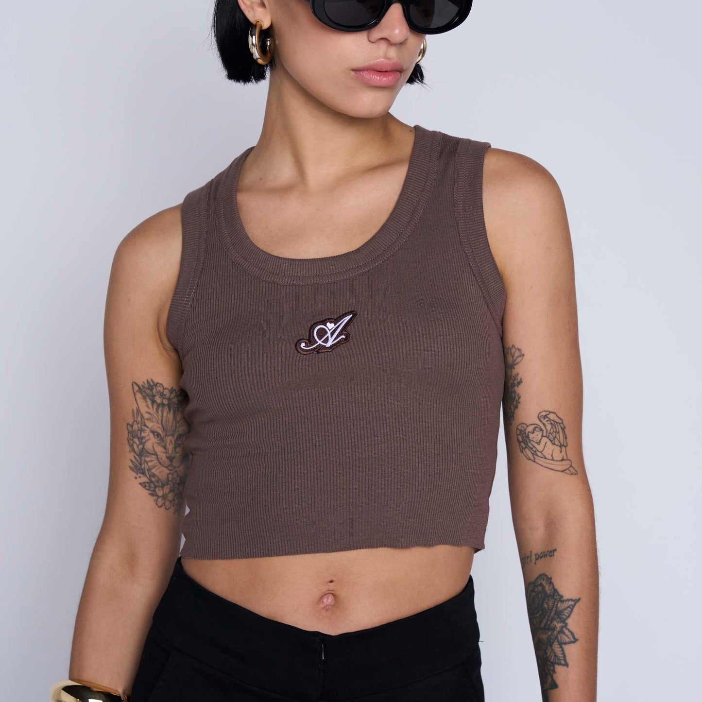 Polera Rustica Amour Marrón