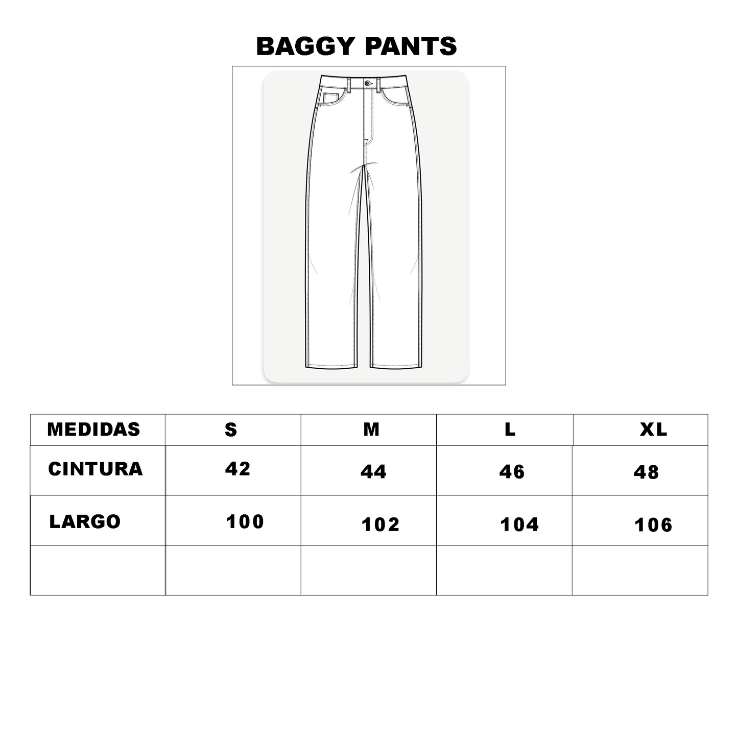 Jeans Baggy Big Logo
