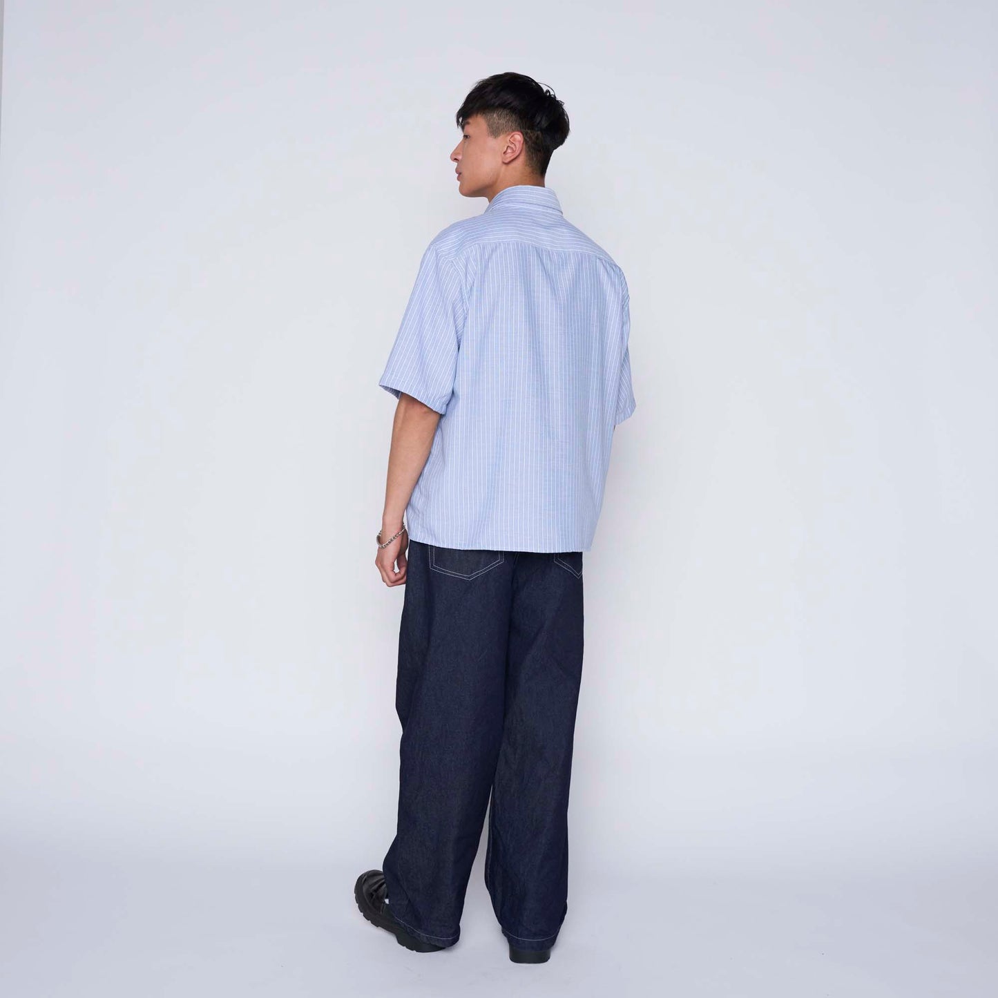 Camisa Boxy Fit White Logo