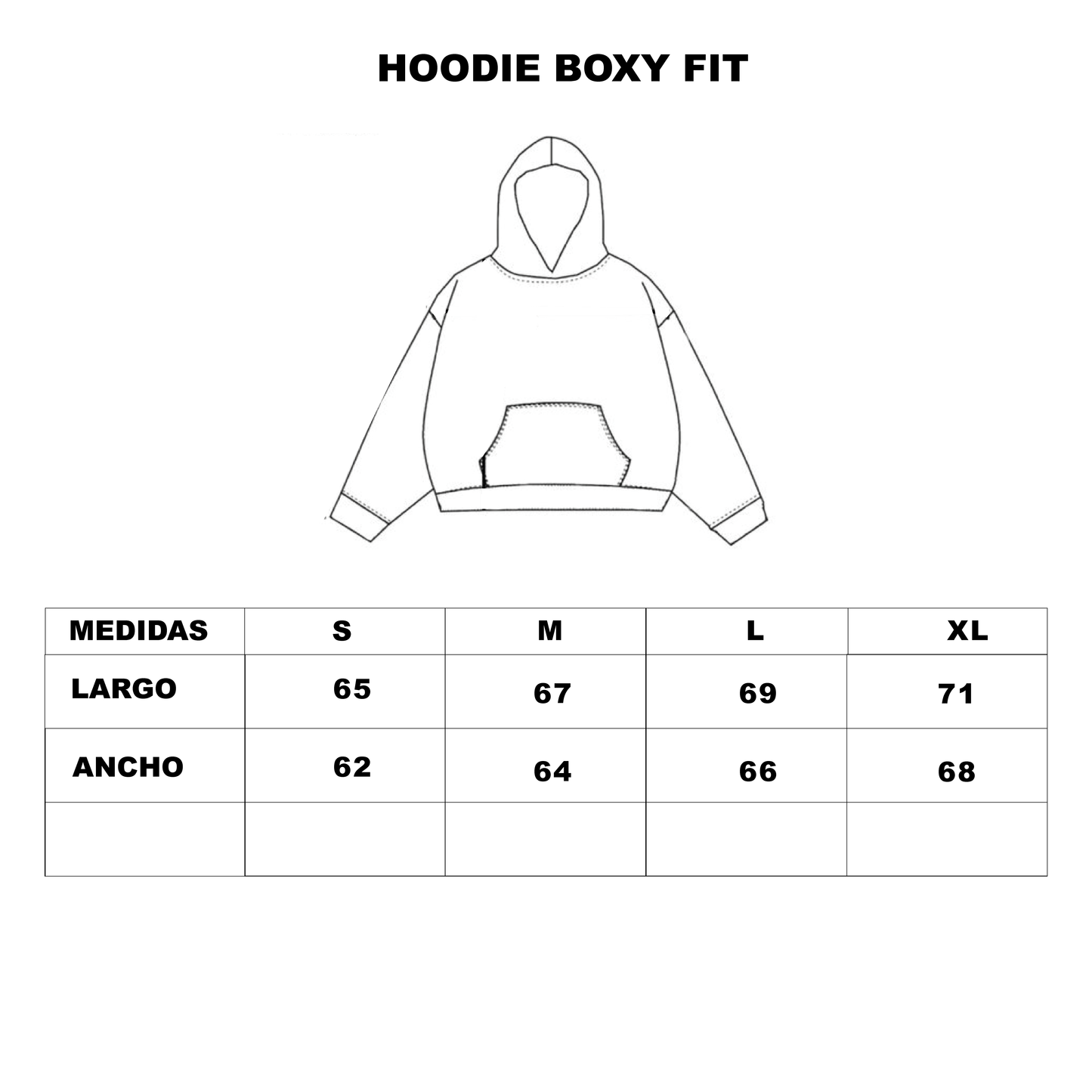 Hoodie Boxyfit Rose amour Negro